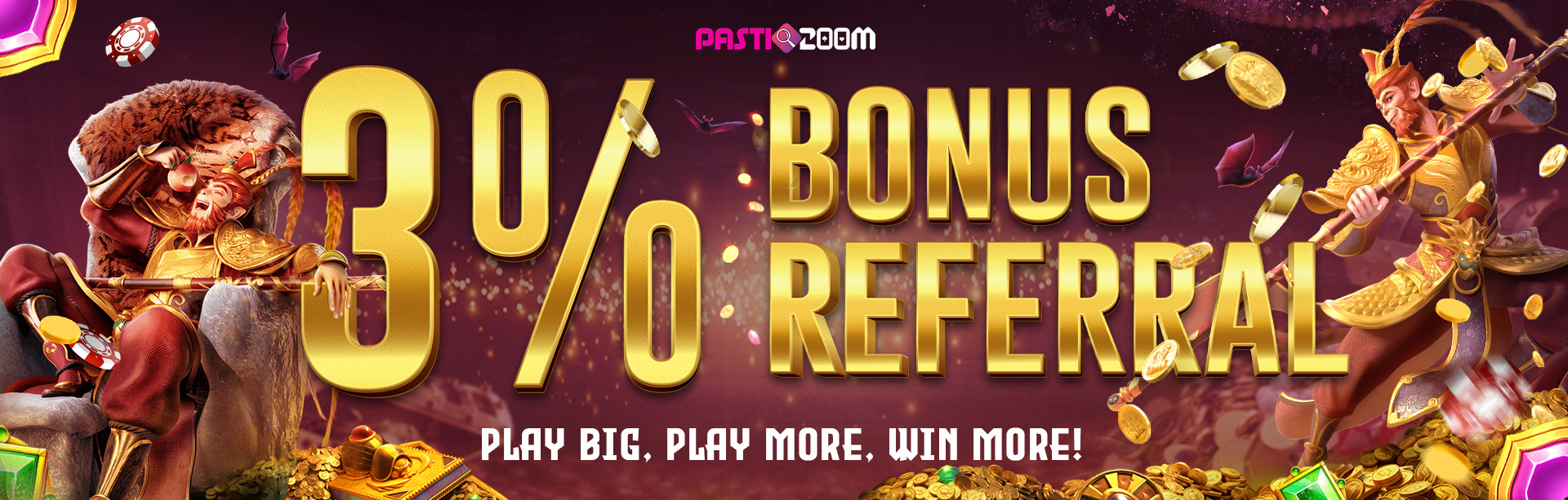 BONUS REFFERAL 5% PASTI200M