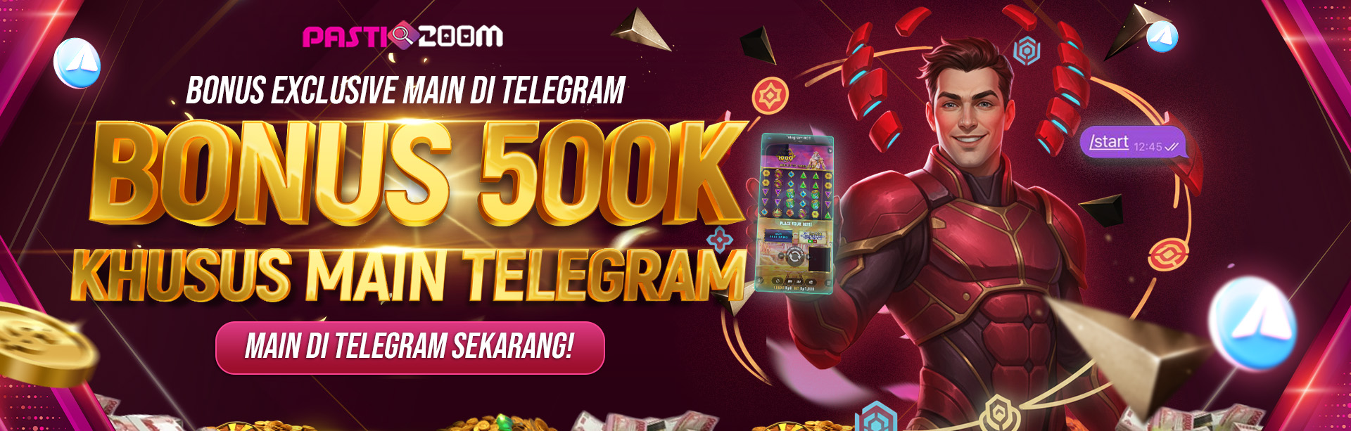 BONUS EKSKLUSIF TELEGRAM 100%