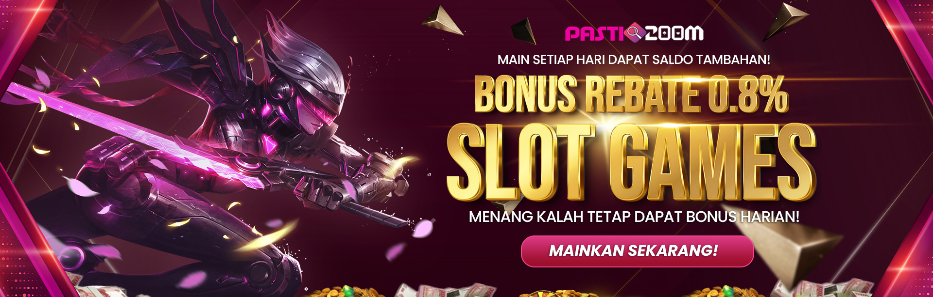 BONUS ROLLINGAN SLOT 0,8% HARIAN