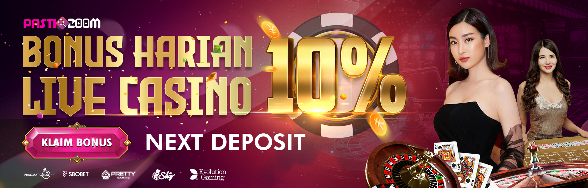 BONUS NEXT DEPO HARIAN 10% LIVECASINO PASTI200M	