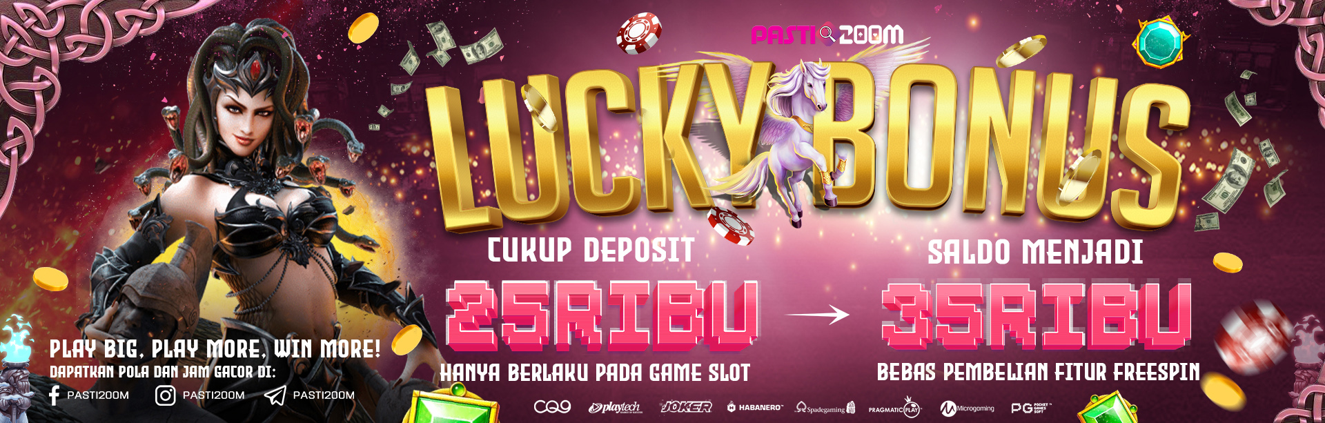 LUCKY BONUS PASTI200M