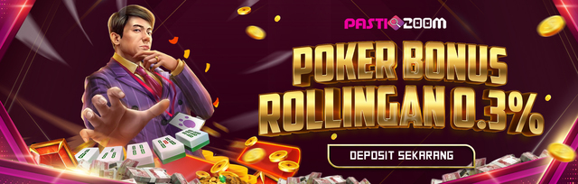 BONUS ROLLINGAN POKER 0,3% PASTI200M